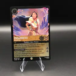 Disney Pocahontas-Peacekeeper 22/204 Lorcana Character Card LEGENDARY Foil - Image 1