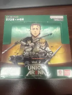 Attack on Titan Vol. 2 UNION ARENA Booster Pack EX10BT x16P box card - Image 1