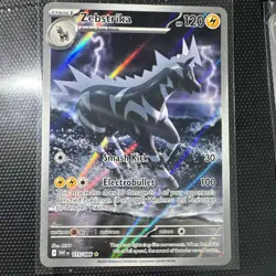 Pokemon TCG Zebstrika 115/086 - Illustration Rare - White Flare - NM - Image 1