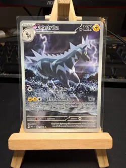 Pokemon TCG Zebstrika 115/086 - Illustration Rare - White Flare - NM - Image 1