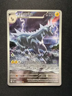 Pokemon TCG Zebstrika 115/086 - Illustration Rare - White Flare - NM - Image 2