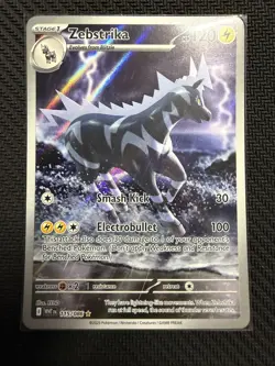 Pokemon TCG - Zebstrika 115/086 - Illustration Rare - White Flare - Image 1