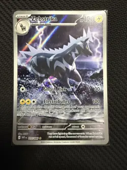 Pokemon TCG - Zebstrika 115/086 - Illustration Rare - White Flare - Image 4