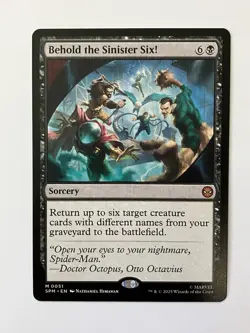 Behold the Sinister Six! - 0051 - Marvel's Spider-Man MTG NM/M - Ships Now - Image 1