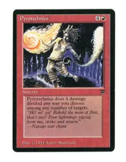 Pyrotechnics - Magic the Gathering MTG - LEGENDS - Image 1