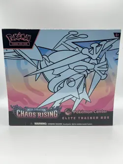 Pokemon Center Chaos Rising ETB Sealed Brand New, Very Minor Tear - Image 1