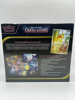 Pokemon Center Chaos Rising ETB Sealed Brand New, Very Minor Tear - Image 2
