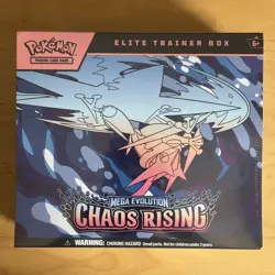 Pokemon TCG Mega Evolution Chaos Rising Elite Trainer Box ETB Sealed Brand New - Image 1