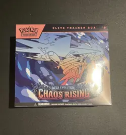 Pokemon TCG Mega Evolution Chaos Rising Elite Trainer Box ETB Sealed Brand New - Image 1
