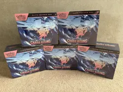 Pokemon Mega Evo Chaos Rising ETB Elite Trainer Box Brand New Sealed x5 - Image 1