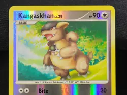 Pokemon TCG Kangaskhan 38/100 Reverse Holo Uncommon Majestic Dawn LP - Image 3