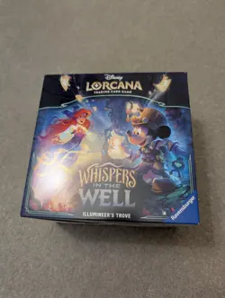 Disney Lorcana Opened box Whispers In The Well ILLumineer's Trove with cards - Image 1