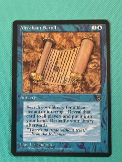Merchant Scroll - Homelands - MTG - Magic the Gathering - Image 1