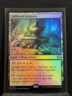 Hallowed Fountain R 265 Lorwyn Eclipsed (ECL) MTG Foil NM - Image 1
