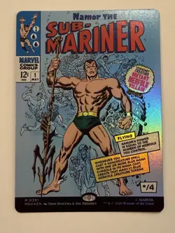 Namor the Sub-Mariner (Borderless) (0391) Marvel Super Heroes Foil - Image 1