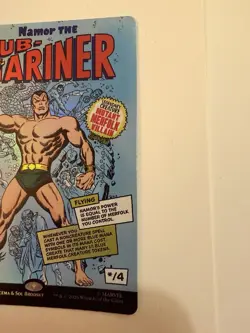 Namor the Sub-Mariner (Borderless) (0391) Marvel Super Heroes Foil - Image 2