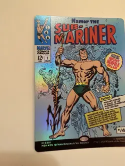 Namor the Sub-Mariner (Borderless) (0391) Marvel Super Heroes Foil - Image 3