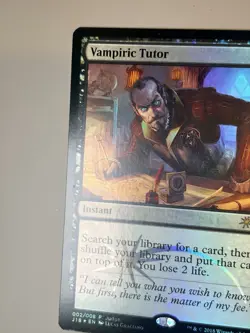Vampiric tutor - Foil - English - MTG Judge promo - NM - Image 2