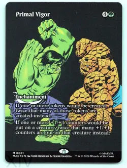 Primal Vigor (Borderless) MTG Marvel Universe Eternal-Legal Foil - Image 1