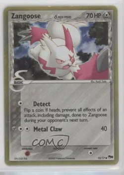 Zangoose Pokemon Organized Play Promotional Series 5 #15 2007 - Image 1