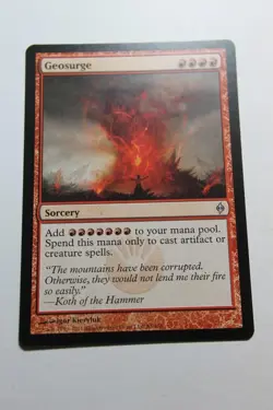 MTG Geosurge x1- -New Phyrexia-Lightly Played - Image 1