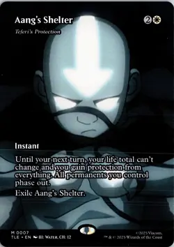 Aang's Shelter - Teferi's Protection (Borderless) Avatar: The Last Airbender MTG - Image 1