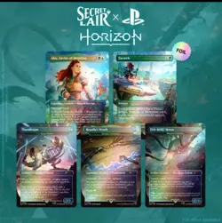 MTG Secret Lair Playstation Foil Horizon: Into the Forbidden West Sealed - Image 1