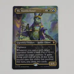 MTG Ms. Bumbleflower 0003 Mythic Borderless Foil Bloomburrow Commander BLC NM/M - Image 1