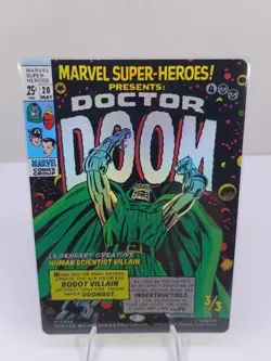 Doctor Doom (Borderless Foil) (#0394) NM Marvel Super Heroes MTG Card - Image 3