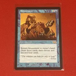 Attunement Card - Magic The Gathering MTG - Urza's Saga! NM - Image 1