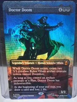 MTG: Doctor Doom Mythic (Borderless) (0336) Marvel Super Heroes Foil - Image 1