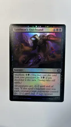 MTG Marvel Spider-Man Sandman's Quicksand #0063 Foil NM/MT - Image 1