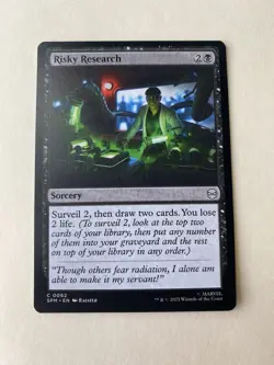 Risky Research SPM Spider-Man MTG 62 M/NM - Image 1