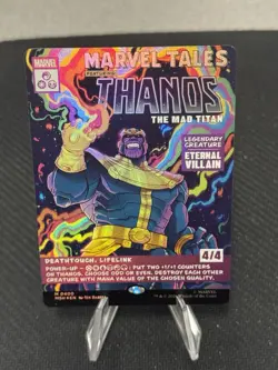 Thanos, The Mad Titan (Borderless) (0400) Marvel Super Heroes Foil - Image 1