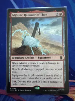 Mjolnir, Hammer of Thor MtG: Marvel Super Heroes Regular 0146 - Image 1
