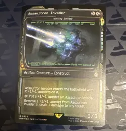 Magic: The Gathering Assaultron Invader 0352 Fallout Rare Foil EN 2024 - Image 1