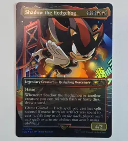 Shadow the Hedgehog (Rainbow Foil) 2086 Secret Lair Drop Series MTG LP - Image 1