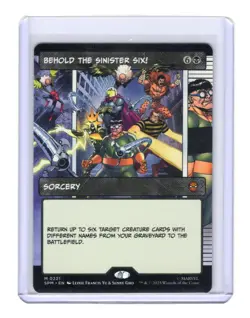 Behold the Sinister Six! Borderless Marvel's Spider-Man Magic: The Gathering - Image 1