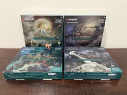 Magic The Gathering Lord Of The Rings Tales Middle-Earth Scene Box FULL SET OF 4 - Image 1