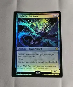 Magic: The Gathering - Foundations - High Fae Trickster Foil NM - Image 1