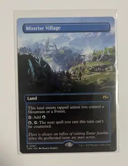 Mistrise Village (Borderless) Tarkir: Dragonstorm Regular - Image 1