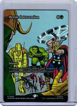 Heroic Intervention (0080) (Borderless) Marvel Universe Eternal-Legal Foil - Image 1