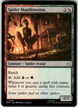 Spider Manifestation 148 Common Marvel's Spider-Man Magic: The Gathering NM - Image 1