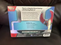 Pokemon TCG Roaring Moon ex Box. 4 Booster Packs, Foil Promo Cards. Sealed - Image 4