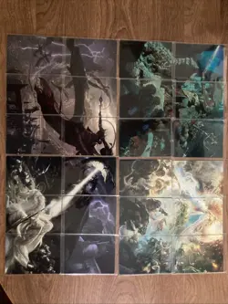 Magic the Gathering All 24 Lord of The Rings Scene Box Art Cards - Image 1
