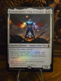 Captain America, Wings of Freedom Marvel Super Heroes Foil - Image 1