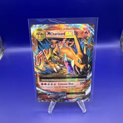 M CHARIZARD EX 2016 Pokemon XY Evolutions #13 Ultra Rare HOLO EX MP - Image 1
