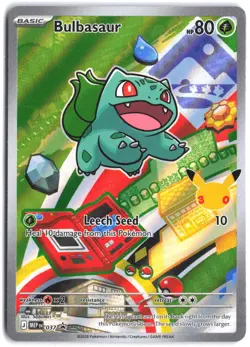 Bulbasaur 037 Holo Promo ME: Mega Evolution Promo Pokemon NM - Image 1