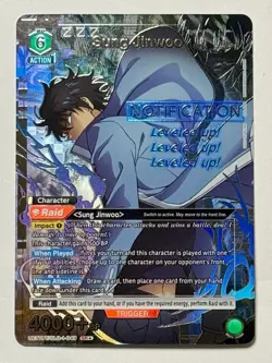 Union Arena Solo Leveling (Sung Jinwoo) UE17BT/SLG-1-049 SR 1-Star Alt Art ENG - Image 1