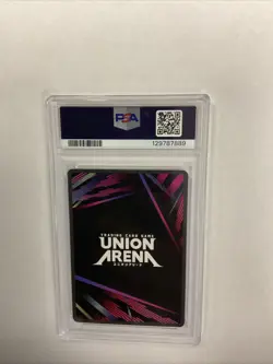 Union Arena TCG Sasha Braus Alt Art Holo PSA 10 Gem Mint Attack on Titan - Image 2